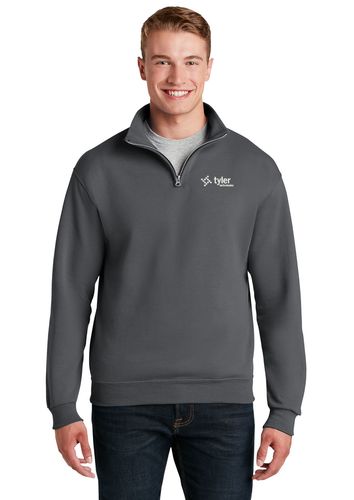1/4 Zip Cadet Collar Sweatshirt image thumbnail