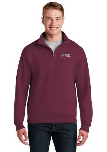 1/4 Zip Cadet Collar Sweatshirt image thumbnail