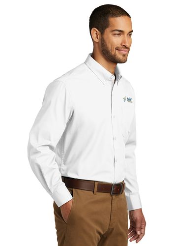 Port Authority Long Sleeve Poplin Shirt image thumbnail