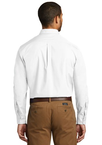 Port Authority Long Sleeve Poplin Shirt image thumbnail