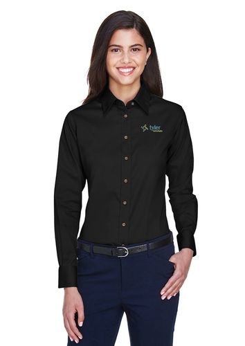 Ladies' Easy Blend Long-Sleeve Twill Shirt image thumbnail