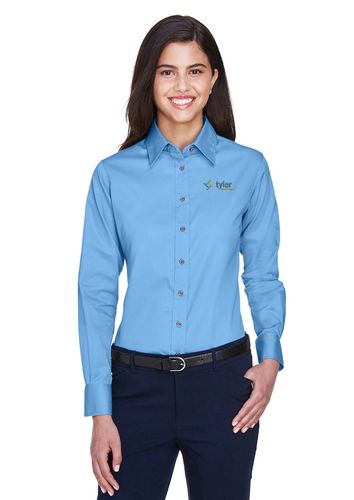 Ladies' Easy Blend Long-Sleeve Twill Shirt image thumbnail