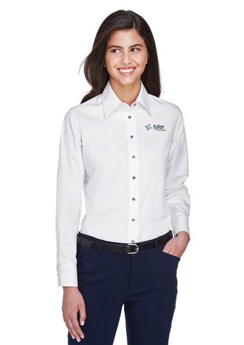 Ladies' Easy Blend Long-Sleeve Twill Shirt image thumbnail