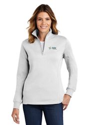 Image of Ladies 1/4 Zip Sweatshirt