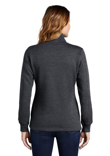 Ladies 1/4 Zip Sweatshirt image thumbnail