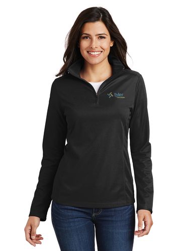 Port Authority Ladies Pinpoint Mesh 1/2 Zip image thumbnail