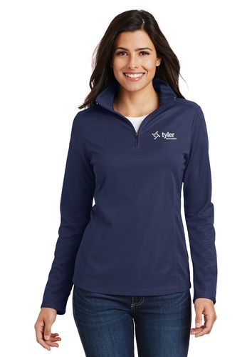 Port Authority Ladies Pinpoint Mesh 1/2 Zip image thumbnail