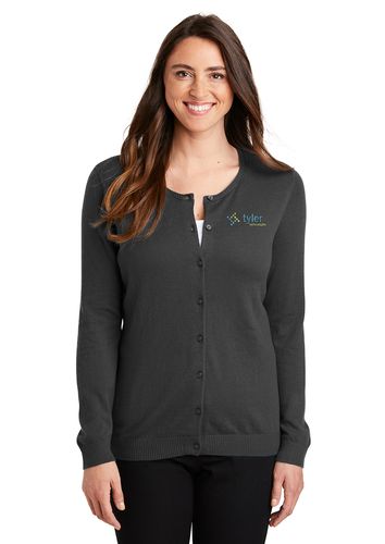 Port Authority® Ladies Cardigan Sweater image thumbnail