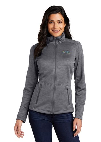 Ladies Port Authority Digi Stripe Fleece Jacket image thumbnail