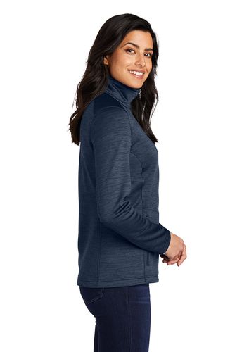 Ladies Port Authority Digi Stripe Fleece Jacket image thumbnail