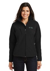 Image of Womens Textured Soft Shell Jacket