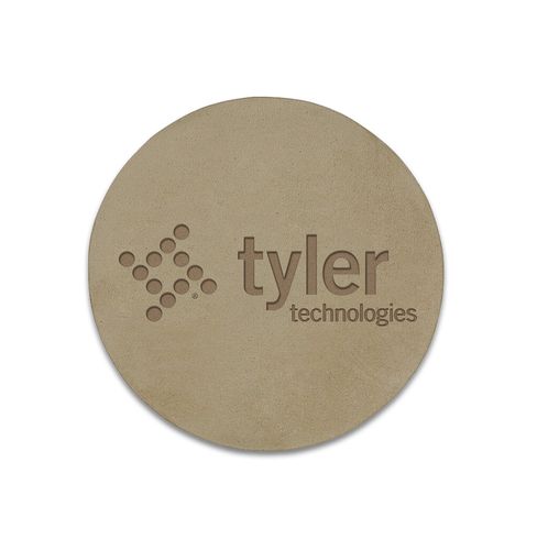 Buffed Leather Large Coaster image thumbnail