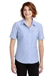 Image of Ladies PA Short Sleeve SuperPro Oxford Shirt