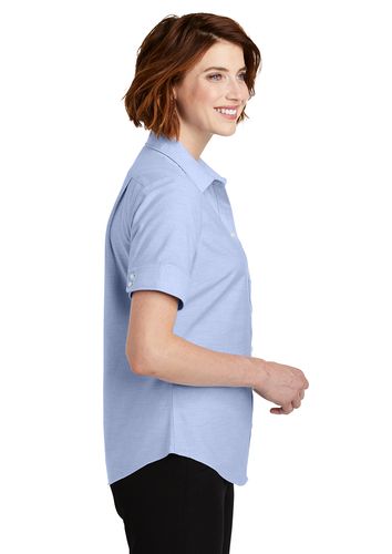 Ladies PA Short Sleeve SuperPro Oxford Shirt image thumbnail