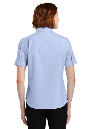 Ladies PA Short Sleeve SuperPro Oxford Shirt image thumbnail