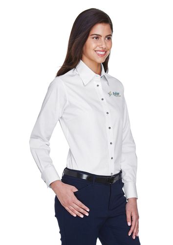 Ladies' Easy Blend Long-Sleeve Twill Shirt image thumbnail