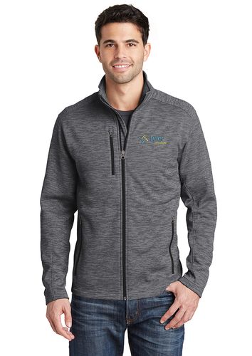 Port Auth Digi Stripe Fleece Jacket image thumbnail