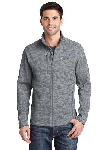 Port Auth Digi Stripe Fleece Jacket image thumbnail