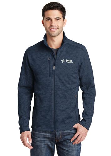 Port Auth Digi Stripe Fleece Jacket image thumbnail