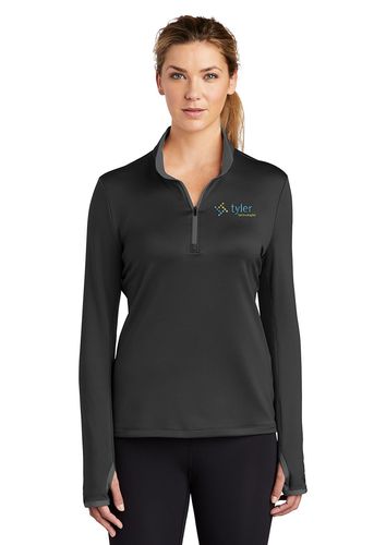 Nike Ladies Dri-FIT Stretch 1/2-Zip Cover-Up image thumbnail