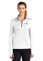 Image of Nike Ladies Dri-FIT Stretch 1/2-Zip Cover-Up