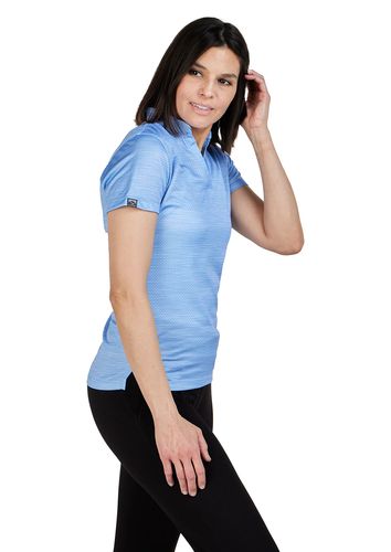 Women's Unwinder Short Sleeve Bamboo Printed Polo image thumbnail