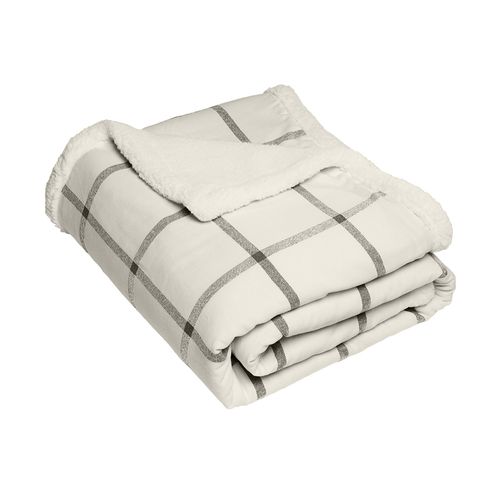 Port Authority® Flannel Sherpa Blanket image thumbnail