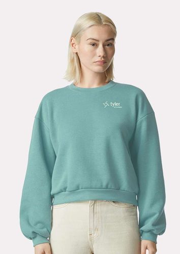 American Apparel - ReFlex Women's Fleece Crewneck Sweatshirt image thumbnail