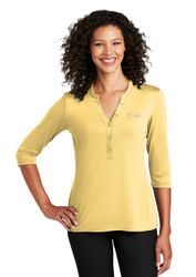 Image of Port Authority ® Ladies UV Choice Pique Henley