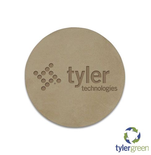 Buffed Leather Large Coaster image thumbnail