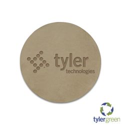 Image of Buffed Leather Large Coaster