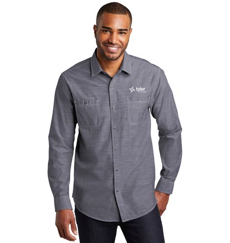 Port Authority Slub Chambray Shirt image thumbnail