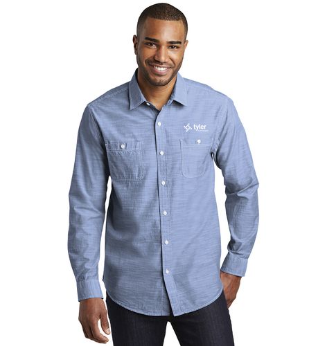 Port Authority Slub Chambray Shirt image thumbnail