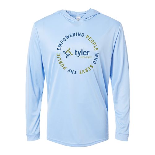 Unisex Paragon Bahama Performance Hooded LS - Circle image thumbnail