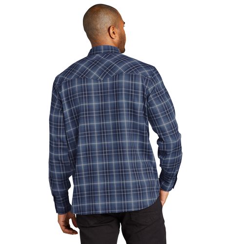 Port Authority Long Sleeve Ombre Plaid Shirt image thumbnail