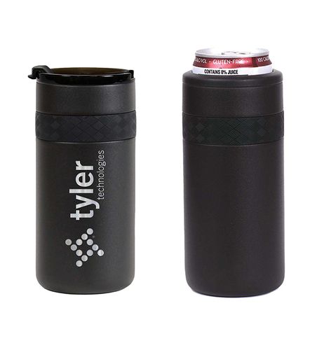 Elemental® 12oz. Commuter DuoSip - Insulated Leakproof Coffee Tumbler and Slim Can Cooler 2-in-1 image thumbnail