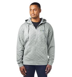 Image of Kingsley Quilted Cotton Fleece Hoodie