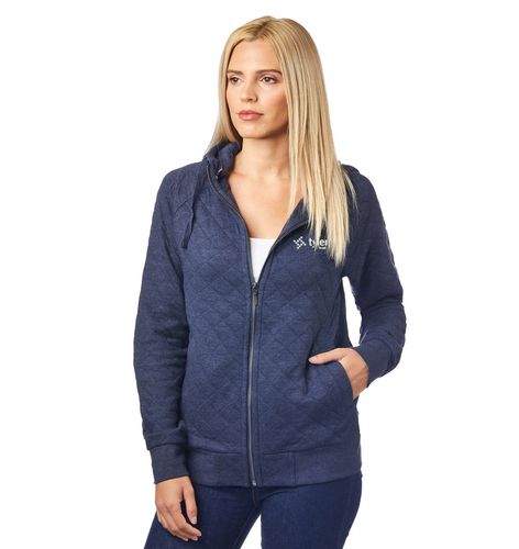 Kingsley Ladies Quilted Cotton Fleece Hoodie image thumbnail