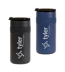 Image of Elemental® 12oz. Commuter DuoSip - Insulated Leakproof Coffee Tumbler and Slim Can Cooler 2-in-1