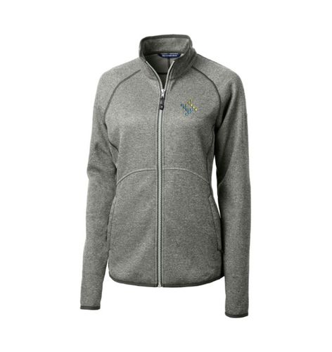 Cutter & Buck Mainsail Sweater-Knit Womens Full Zip Jacket image thumbnail