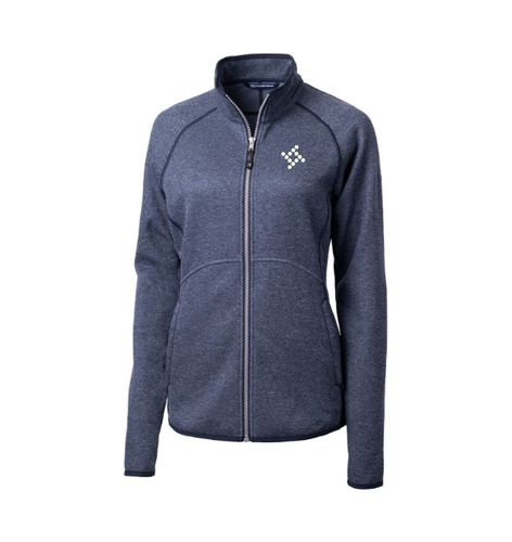 Cutter & Buck Mainsail Sweater-Knit Womens Full Zip Jacket image thumbnail