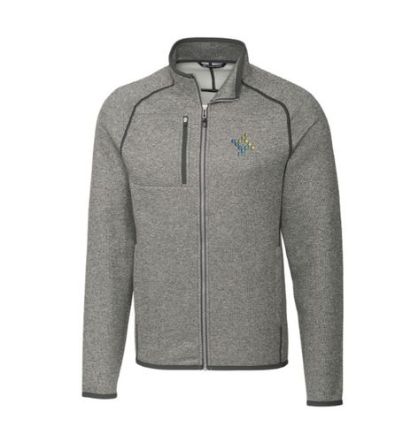 Cutter & Buck Mainsail Sweater-Knit Mens Full Zip Jacket image thumbnail