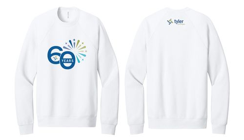 Bella + Canvas Unisex Sponge Fleece Raglan Sweatshirt (White) image thumbnail