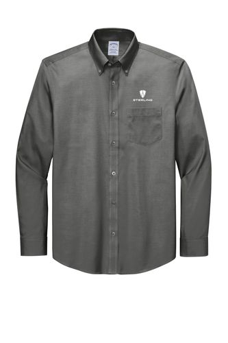 Brooks Brothers Wrinkle-Free Stretch Pinpoint Shirt BB18000 image thumbnail