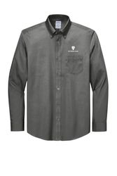 Image of Brooks Brothers Wrinkle-Free Stretch Pinpoint Shirt BB18000