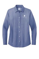 Image of Brooks Brothers Women's Wrinkle-Free Stretch Pinpoint Shirt BB18001