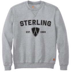 Image of Carhartt Midweight Crewneck Sweatshirt. CTK124