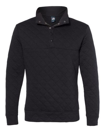 Quilted Snap Pullover - 8890 image thumbnail