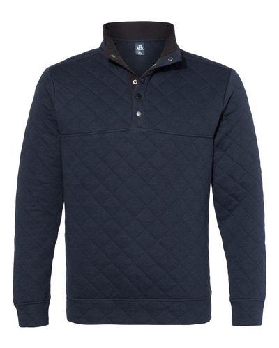 Quilted Snap Pullover - 8890 image thumbnail