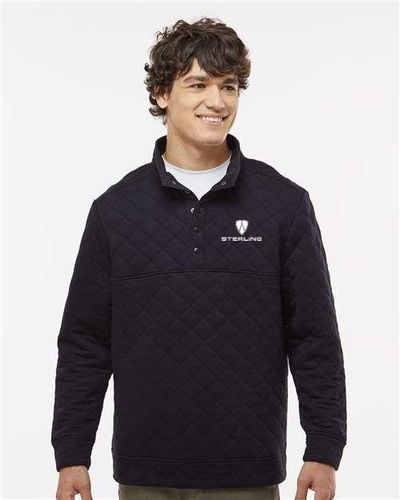 Quilted Snap Pullover - 8890 image thumbnail